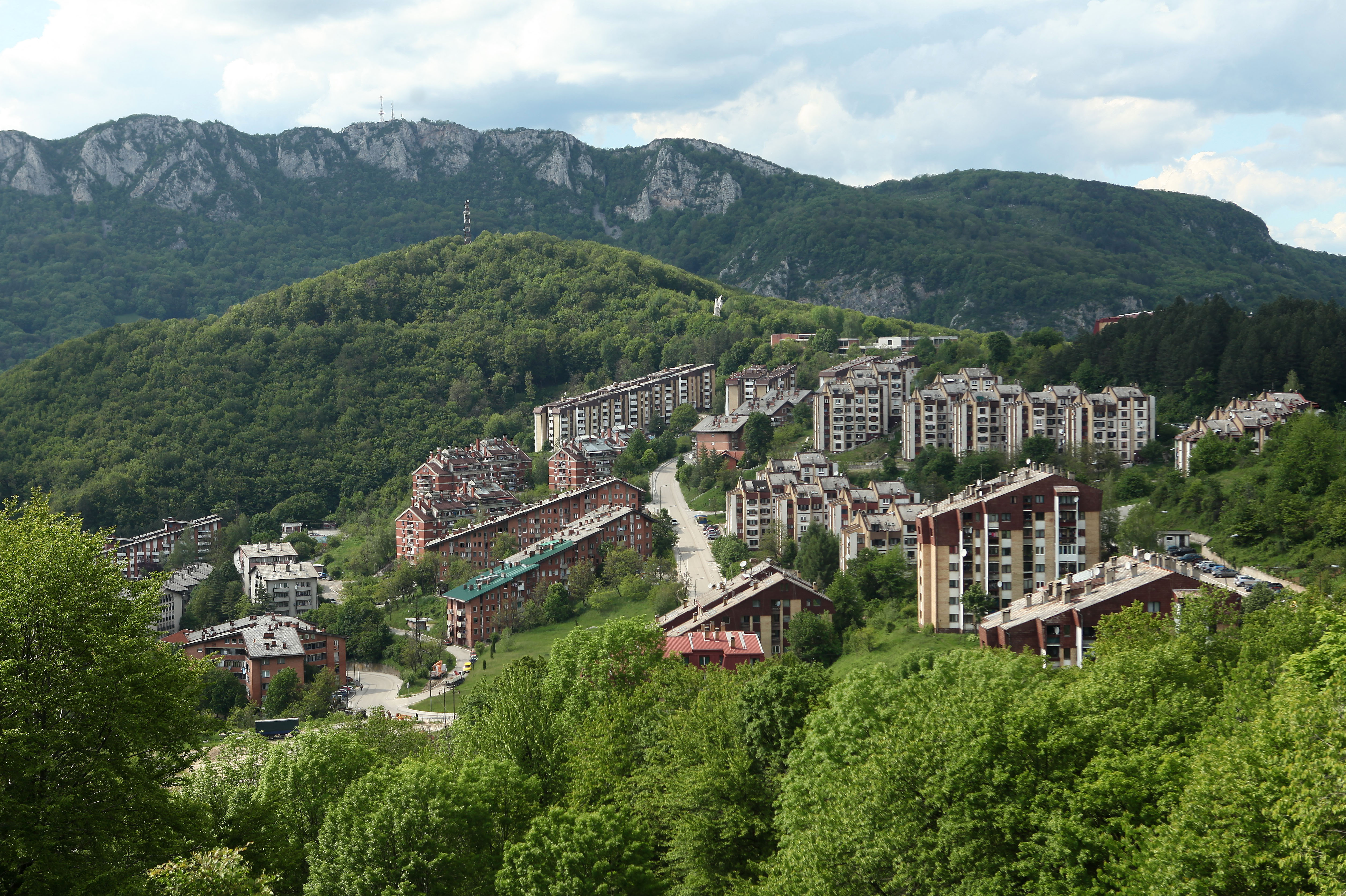 Panoramic View of Majdanpek Town