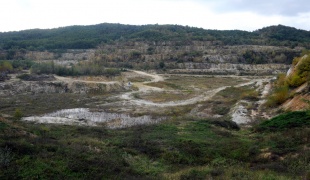 Quartz Sand Open Pit Mine in Rgotina
