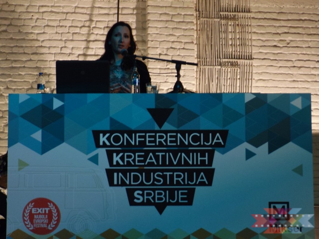 Ana Ilić, Izvršna direktorka SFA govorila danas na Konferenciji kreativnih industrija Srbije