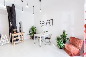 REart Studio and Shop interior