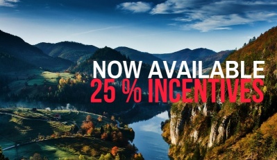 SERBIA INCREASES CASH REBATE TO 25%