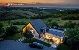 Riverside pool villa