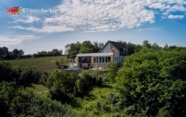 Riverside pool villa