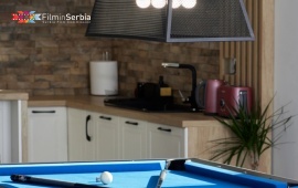 Riverside pool villa