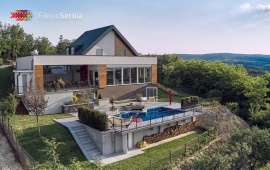 Riverside pool villa