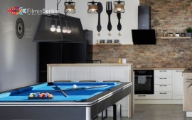 Riverside pool villa