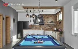 Riverside pool villa