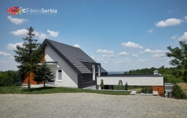 Riverside pool villa