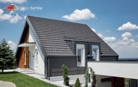 Riverside pool villa